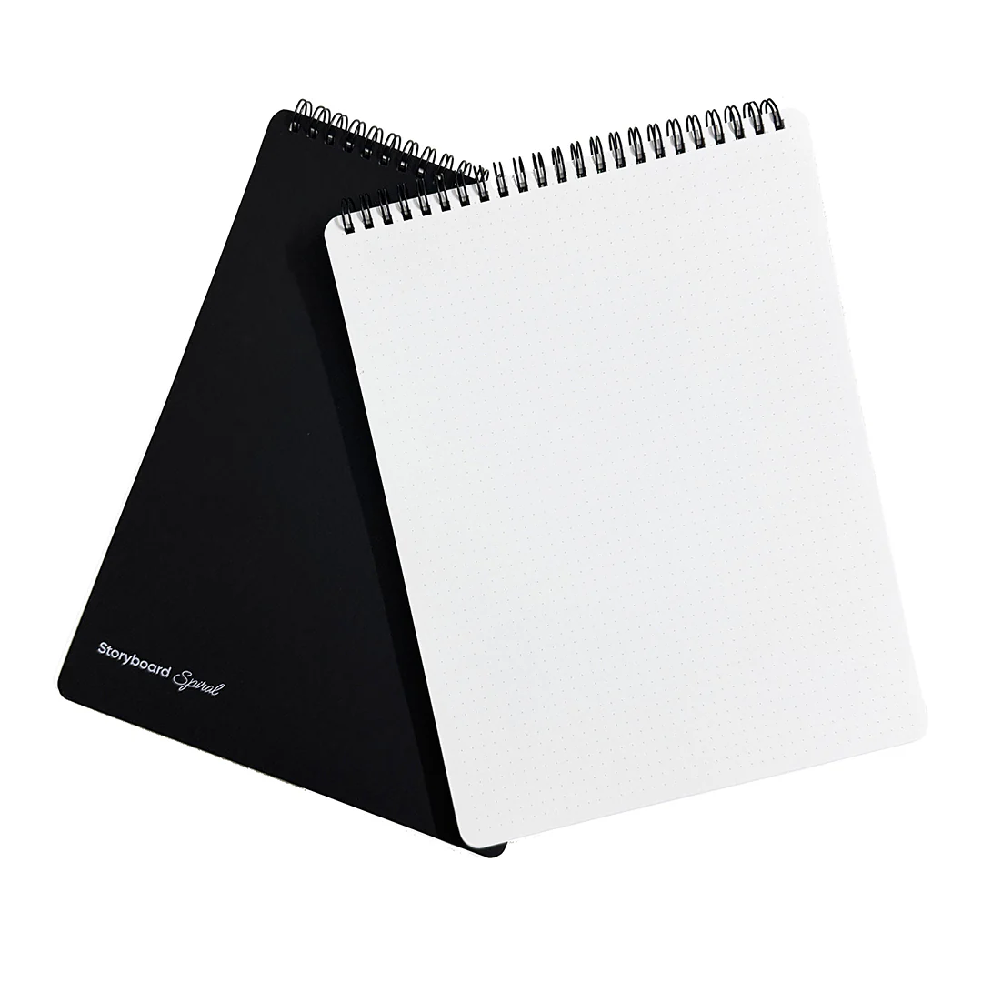 Endless Storyboard Spiral Notebook A4 Black - Image 3