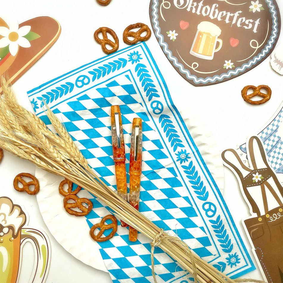 Esterbrook Camden Rollerball Pen Oktoberfest Palladium Trim Limited Edition - Image 2