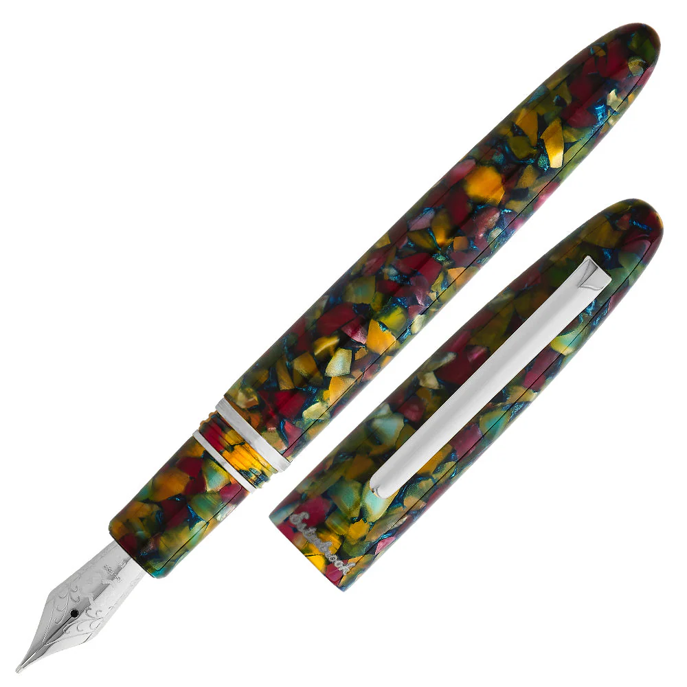 Esterbrook Estie Fountain Pen Botanical Gardens Palladium Custom Scribe Nib