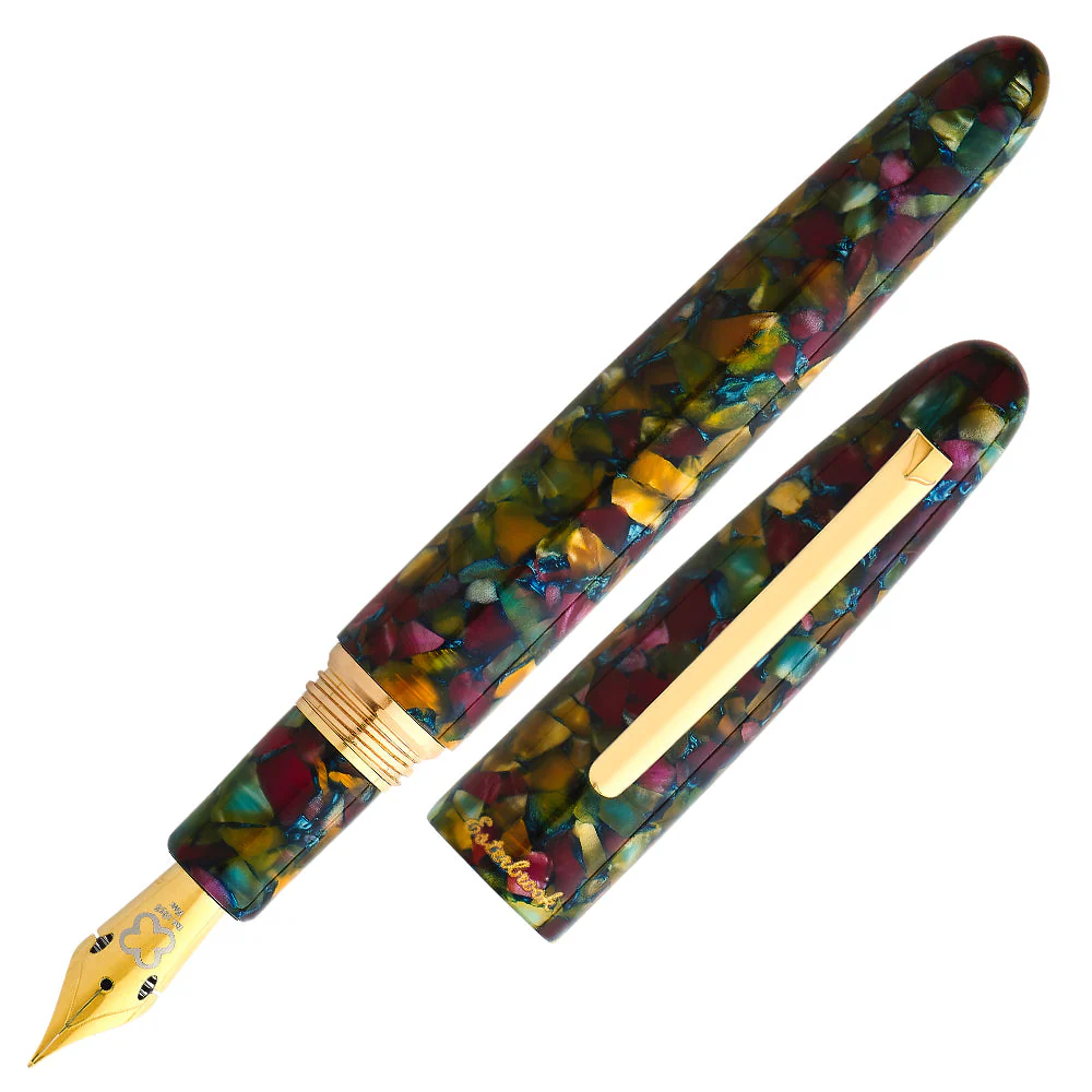 Esterbrook Estie Oversize Fountain Pen Botanical Gardens Gold Custom Scribe Nib