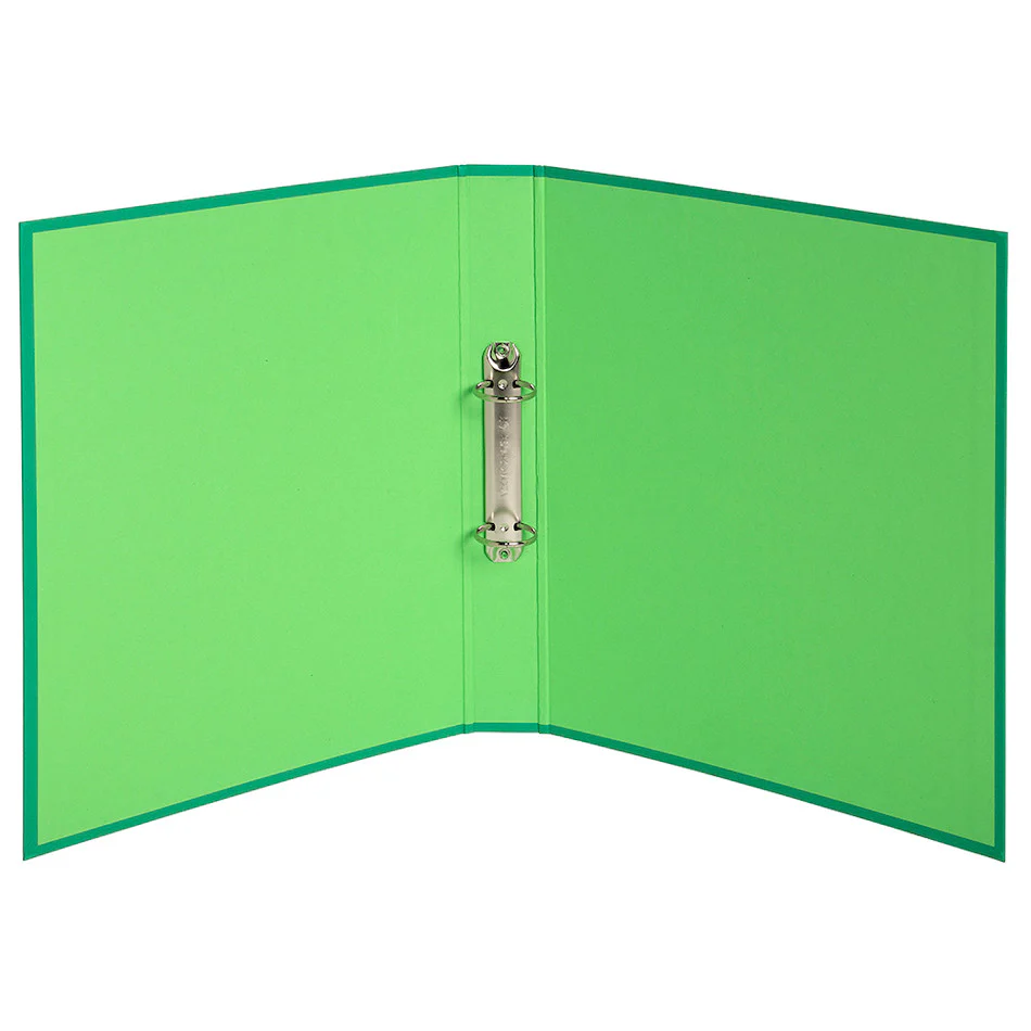 Exacompta Forever 100% Recycled Rolled Binder 2 Ring Folder Green - Image 2