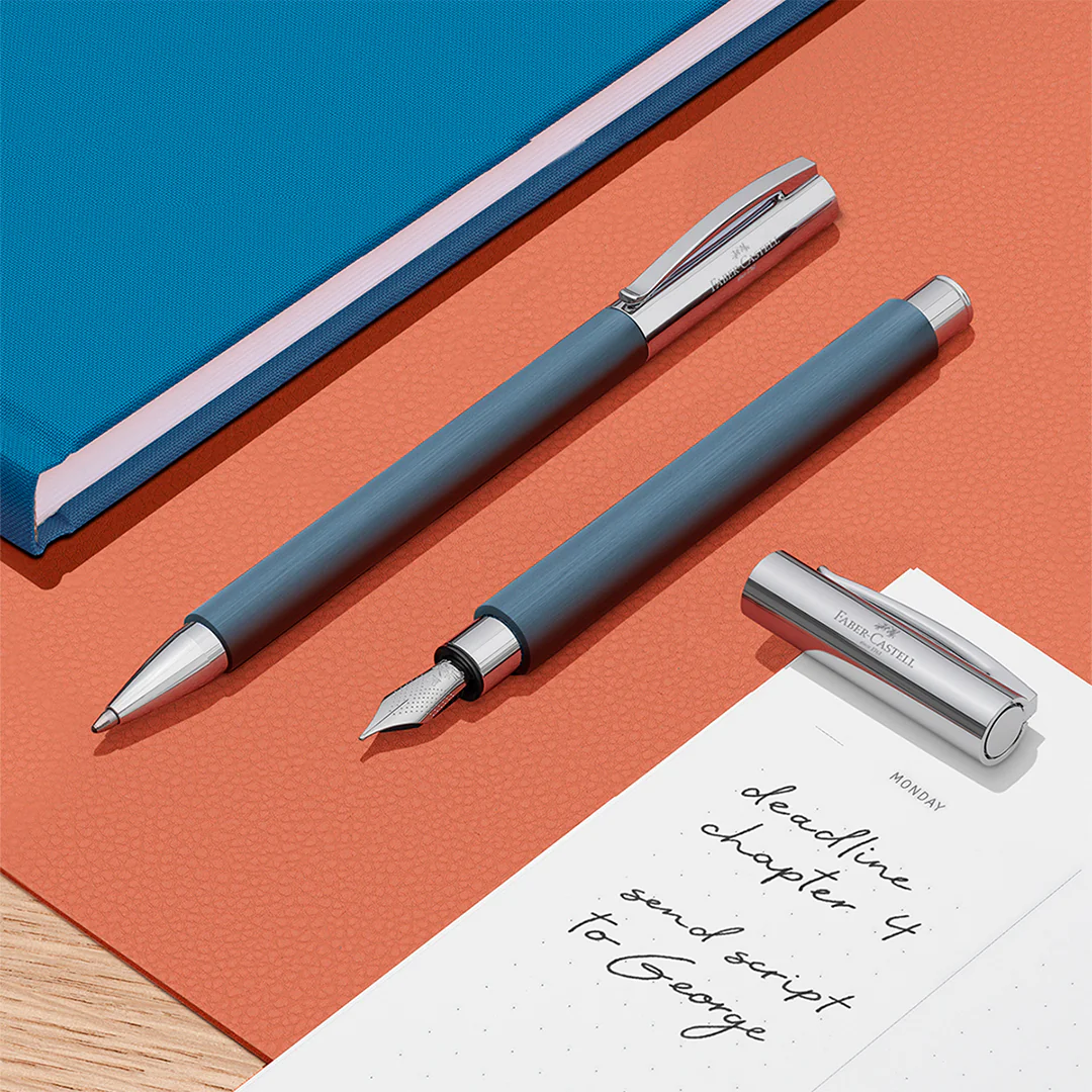 Faber-Castell Ambition Precious Resin Fountain Pen Blue - Image 2