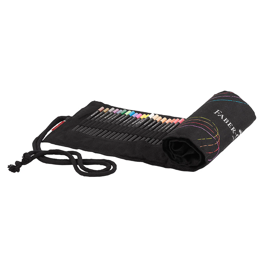 Faber-Castell Black Edition Colour Pencil Roll Set of 72 - Image 2