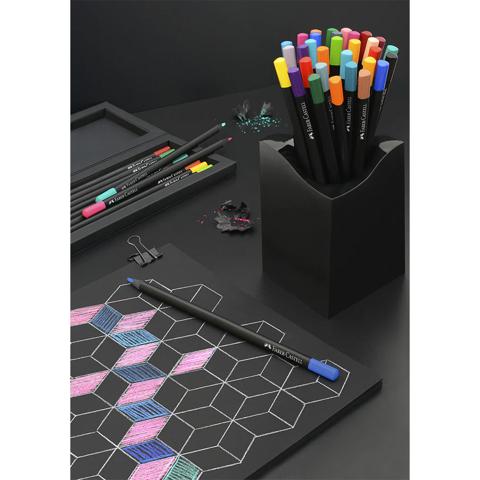 Faber-Castell Colour Pencils Black Edition Set of 12 - Image 3