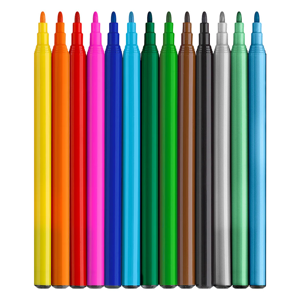 Faber-Castell Dinosaur Felt-tip Pen Set of 13 - Image 2