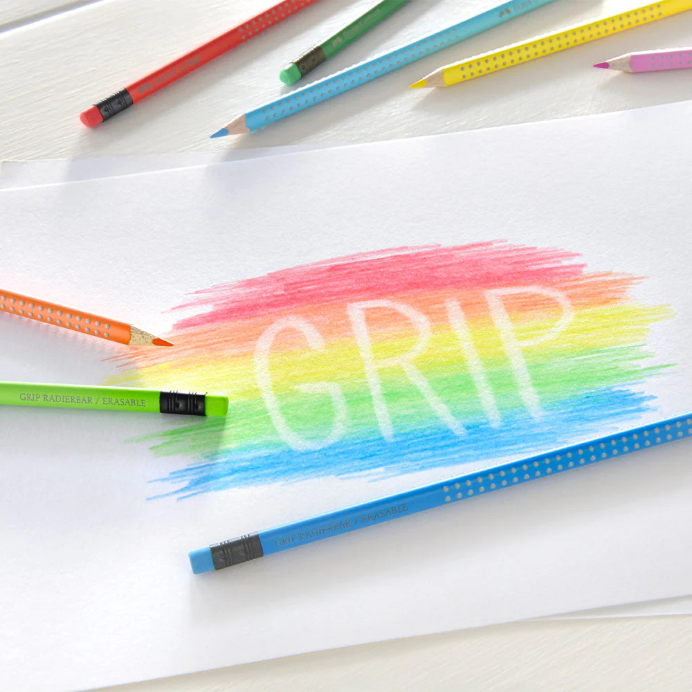 Faber-Castell Erasable Grip Colouring Pencils Set of 10 - Image 2