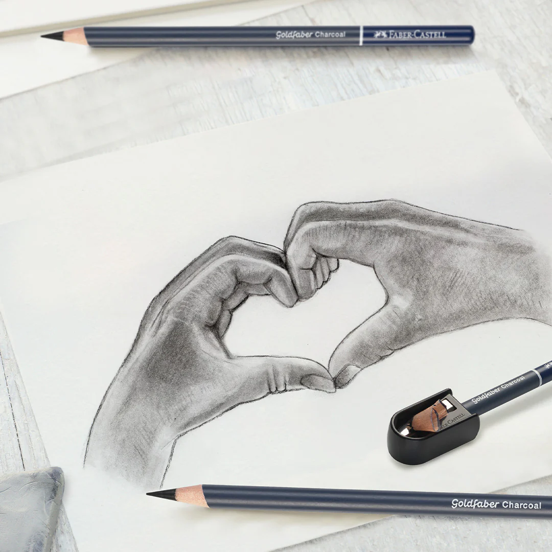 Faber-Castell Goldfaber Charcoal Set of 9 - Image 3