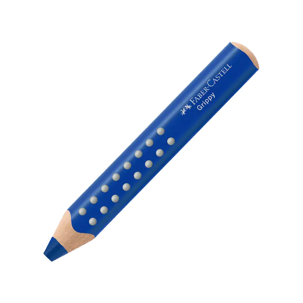 Faber-Castell Grippy Colour Pencil Set Of 6 With Sharpener - Image 4