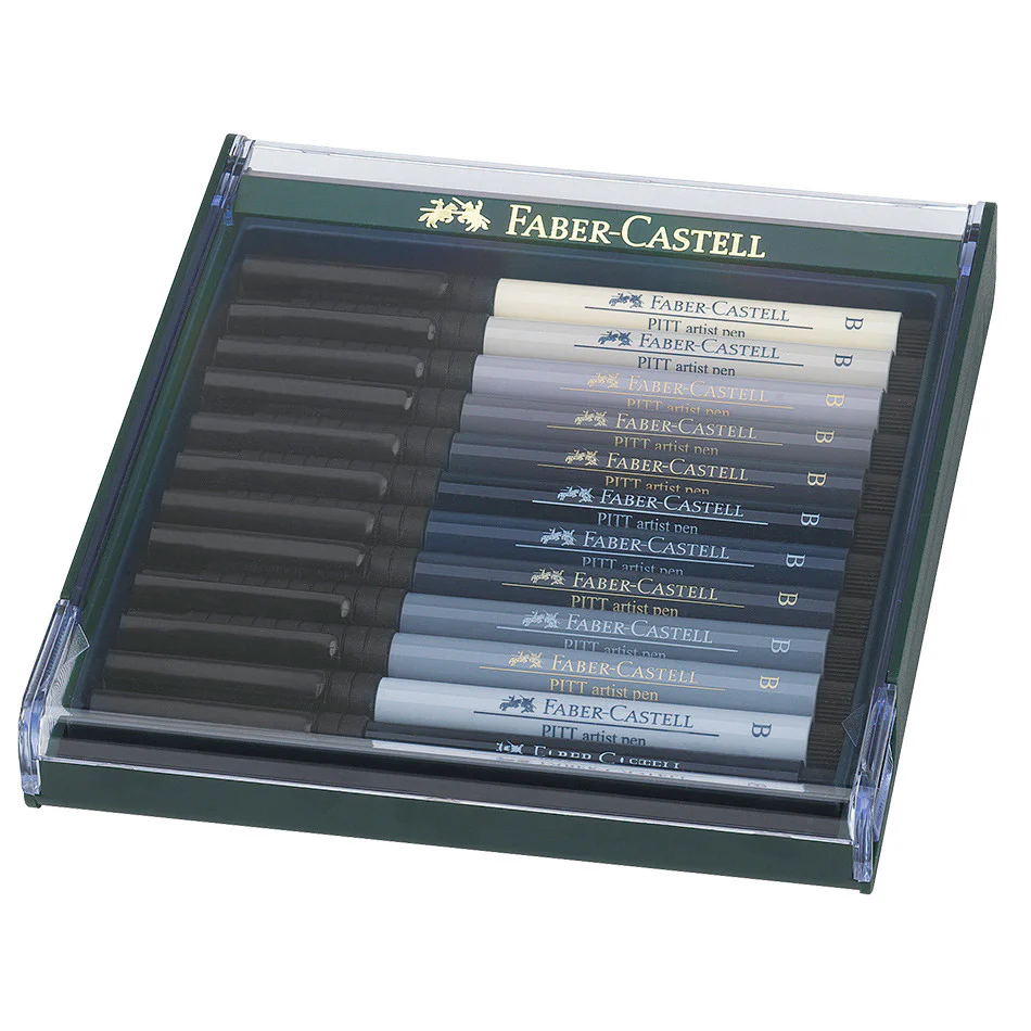 Faber-Castell Pitt Artist Brush Pen Set of 12 - Image 3