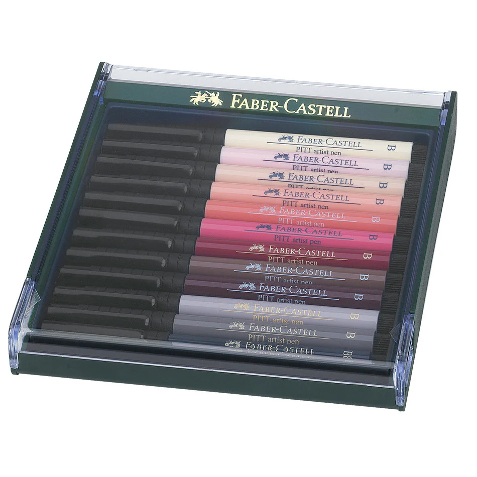 Faber-Castell Pitt Artist Brush Pen Set of 12 - Image 5