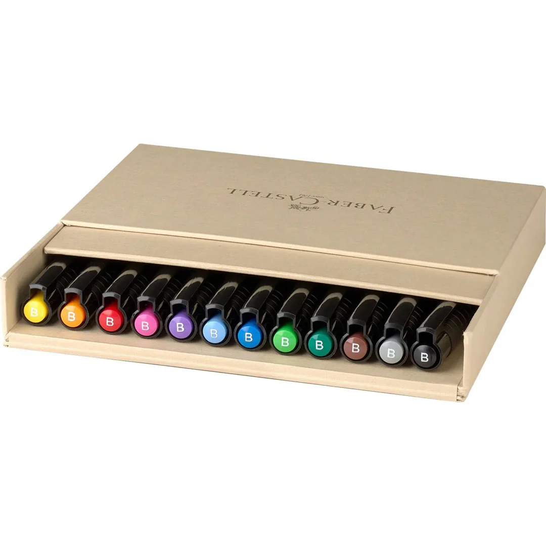 Faber-Castell Pitt Artist Brush Pen Studio Set of 12 - Image 2
