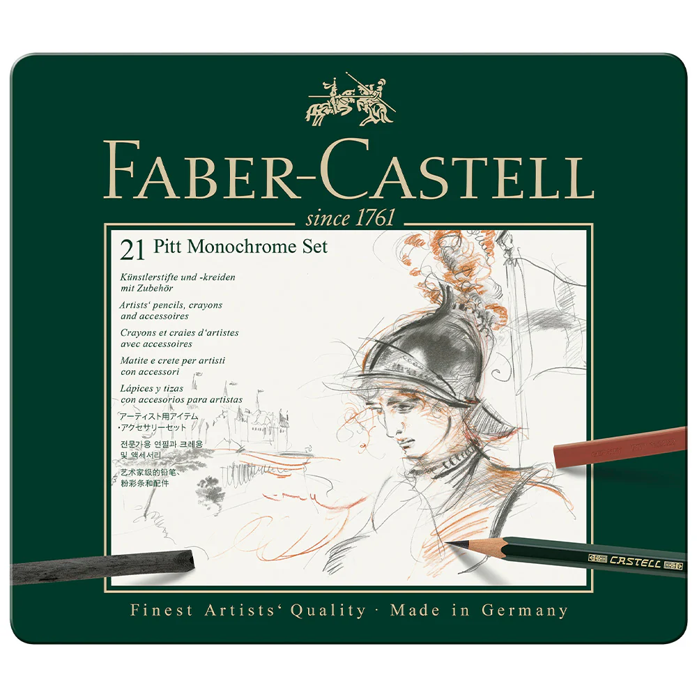 Faber-Castell Pitt Monochrome Graphite Set Medium