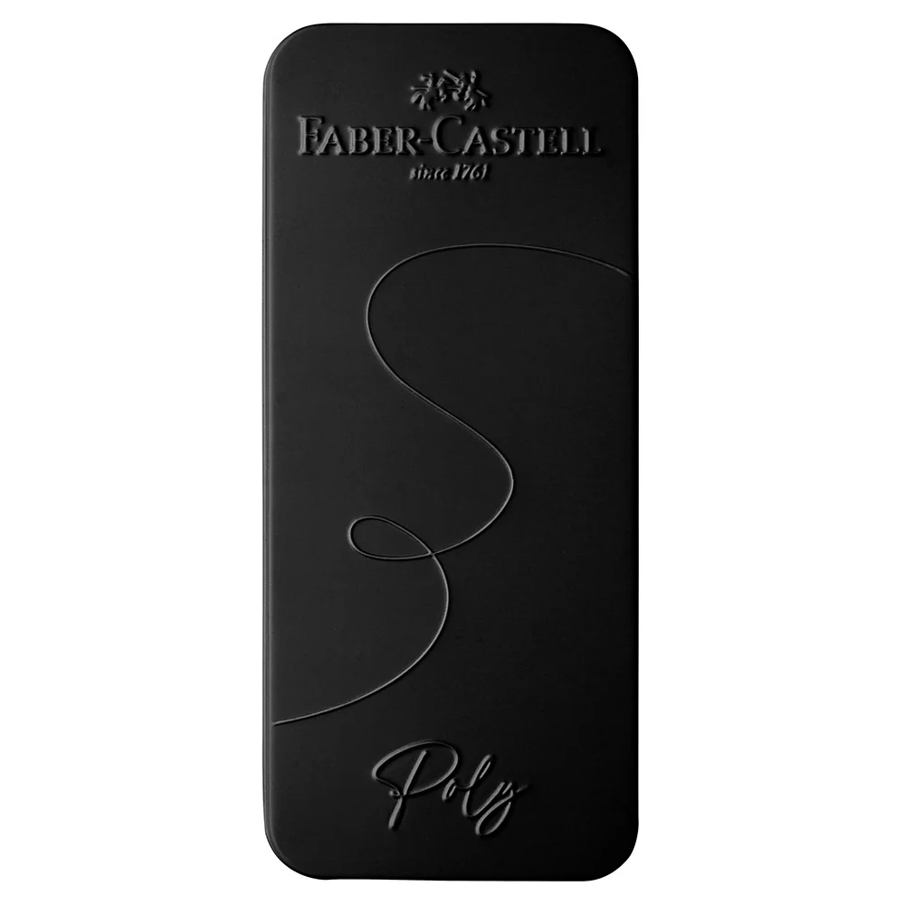 Faber-Castell Poly Fountain Pen and Ballpoint Set Black - Image 2