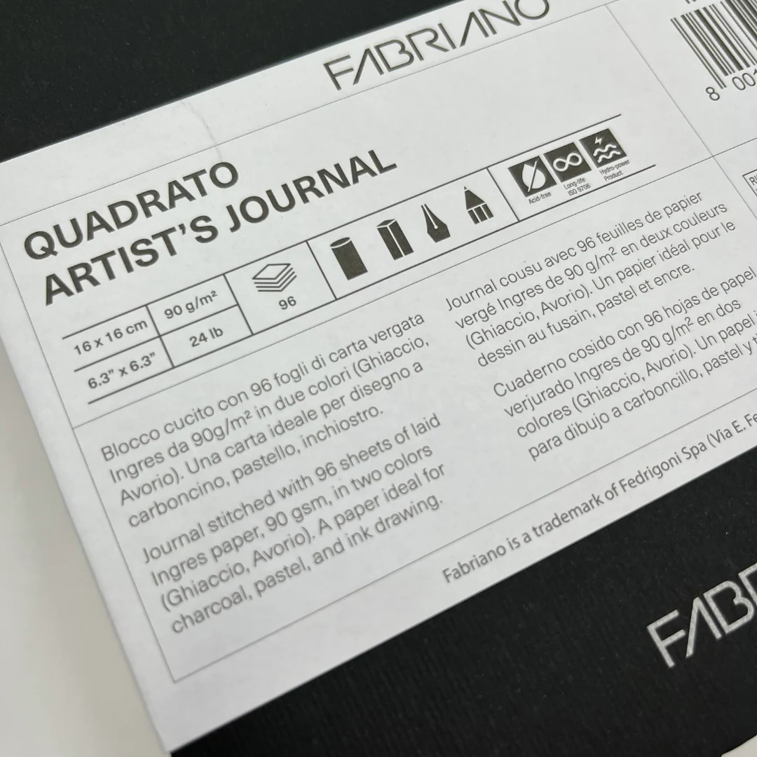 Fabriano Quadrato Artist's Journal 16x16 - Image 3