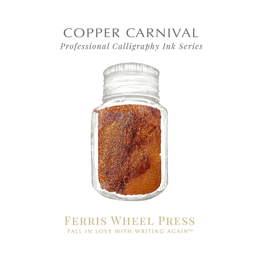 Ferris Wheel Press Calligraphy Ink 28ml Copper Carnival - Image 2