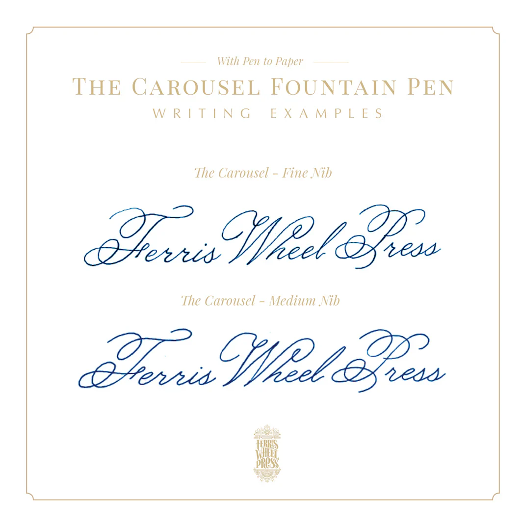 Ferris Wheel Press Aluminium Carousel Pen Highland Smoke - Image 5