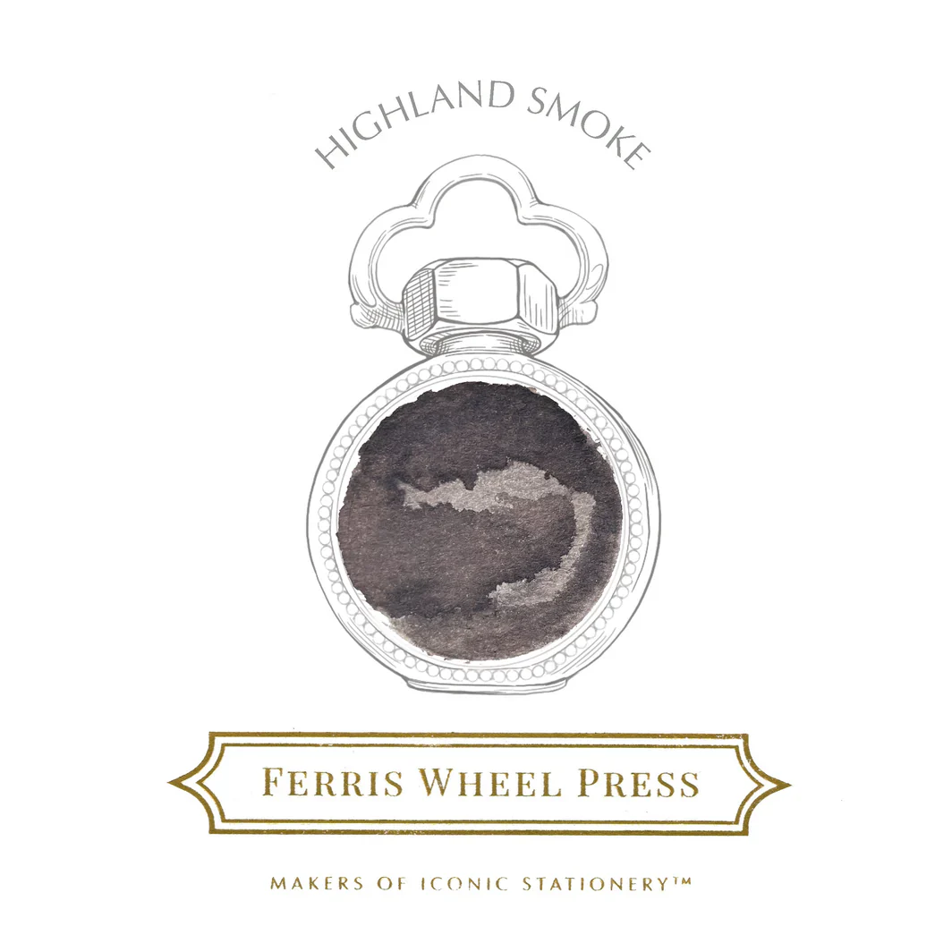 Ferris Wheel Press Everyday Fountain Pen Ink 10ml Highland Smoke - Image 2