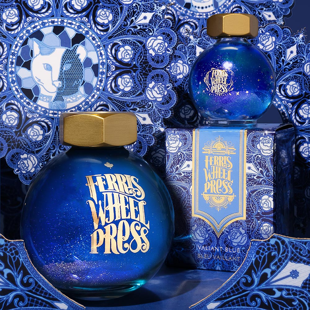 Ferris Wheel Press Ferritales Fountain Pen Ink 20ml Valiant Blue - Image 2