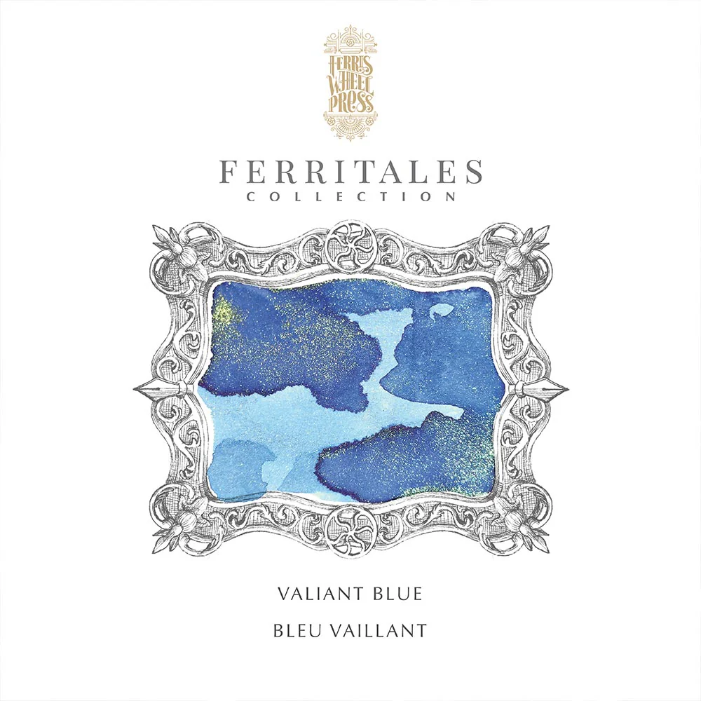 Ferris Wheel Press Ferritales Fountain Pen Ink 20ml Valiant Blue - Image 3