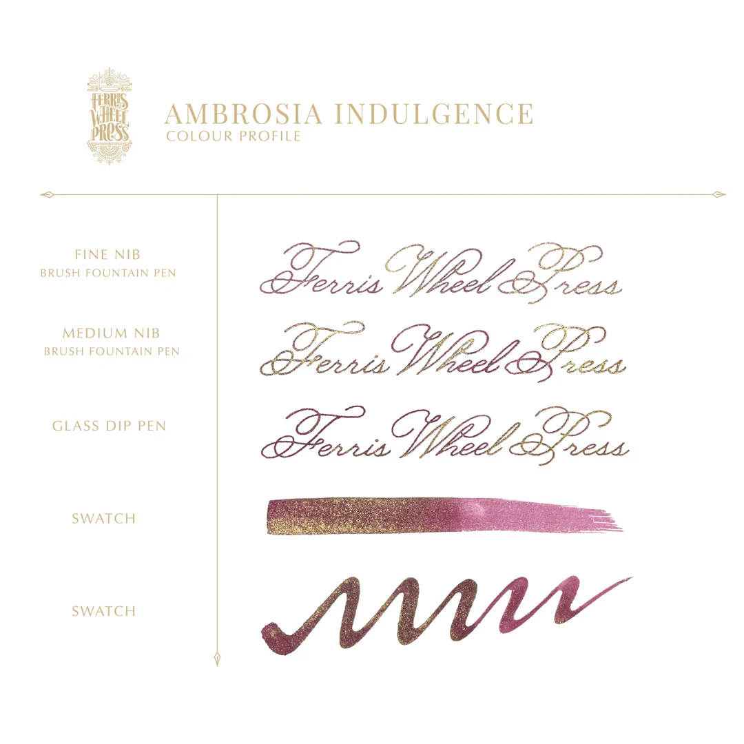 Ferris Wheel Press Ferritales Fountain Pen Ink 85ml Ambrosia Indulgence - Image 2
