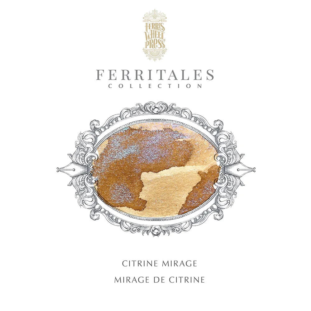 Ferris Wheel Press Ferritales Fountain Pen Ink 85ml Citrine Mirage - Image 2