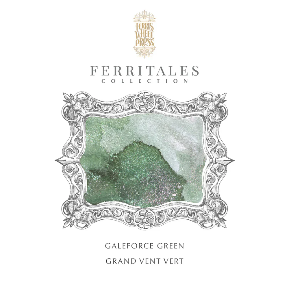 Ferris Wheel Press Ferritales Fountain Pen Ink 85ml Galeforce Green - Image 2