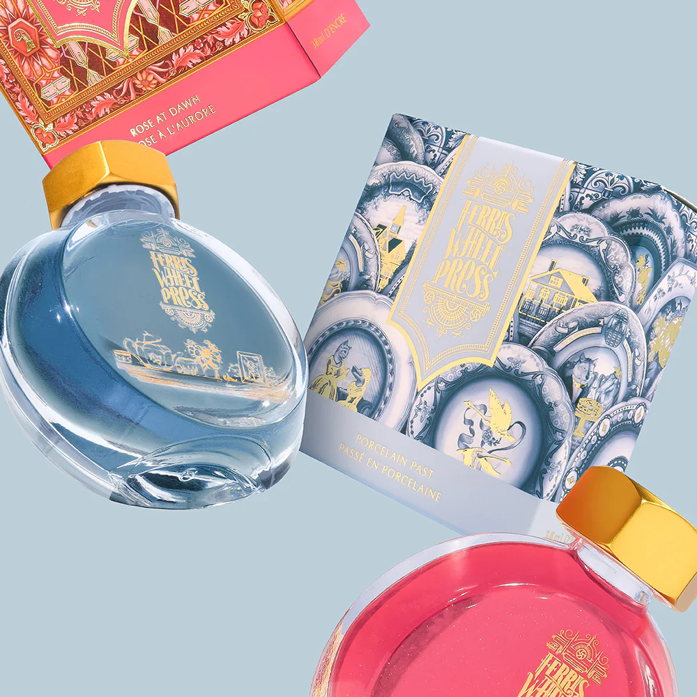 Ferris Wheel Press Fountain Pen Ink 38ml Rose at Dawn - Image 7