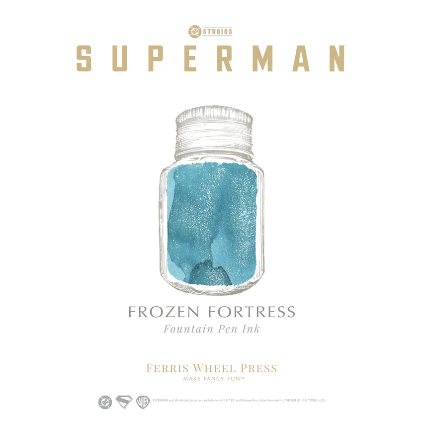 Ferris Wheel Press Superman Fountain Pen Ink 28ml Frozen Fortress - Image 2