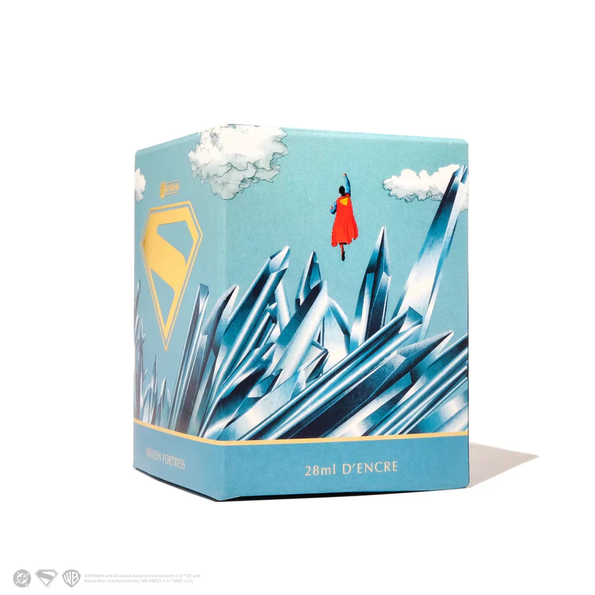Ferris Wheel Press Superman Fountain Pen Ink 28ml Frozen Fortress - Image 4