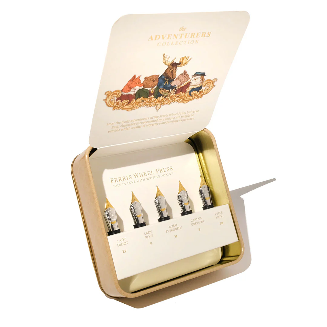 Ferris Wheel Press The Adventurers Nib Collection Flight of 5 - Image 4