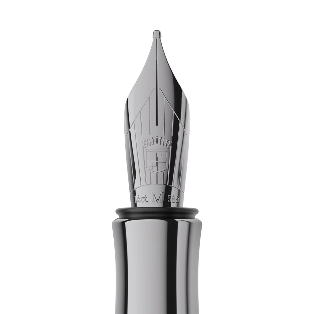 Graf von Faber-Castell Bloom Fountain Pen Ebony 14k Nib - Image 2