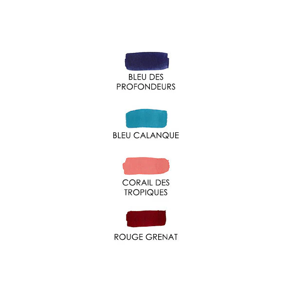 Herbin Ink Cartridges Tin of 6 - Image 3