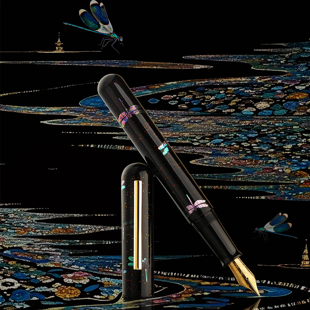 IKKAKU by Nahvalur Dragonfly Fountain Pen 14K Nib - Image 3