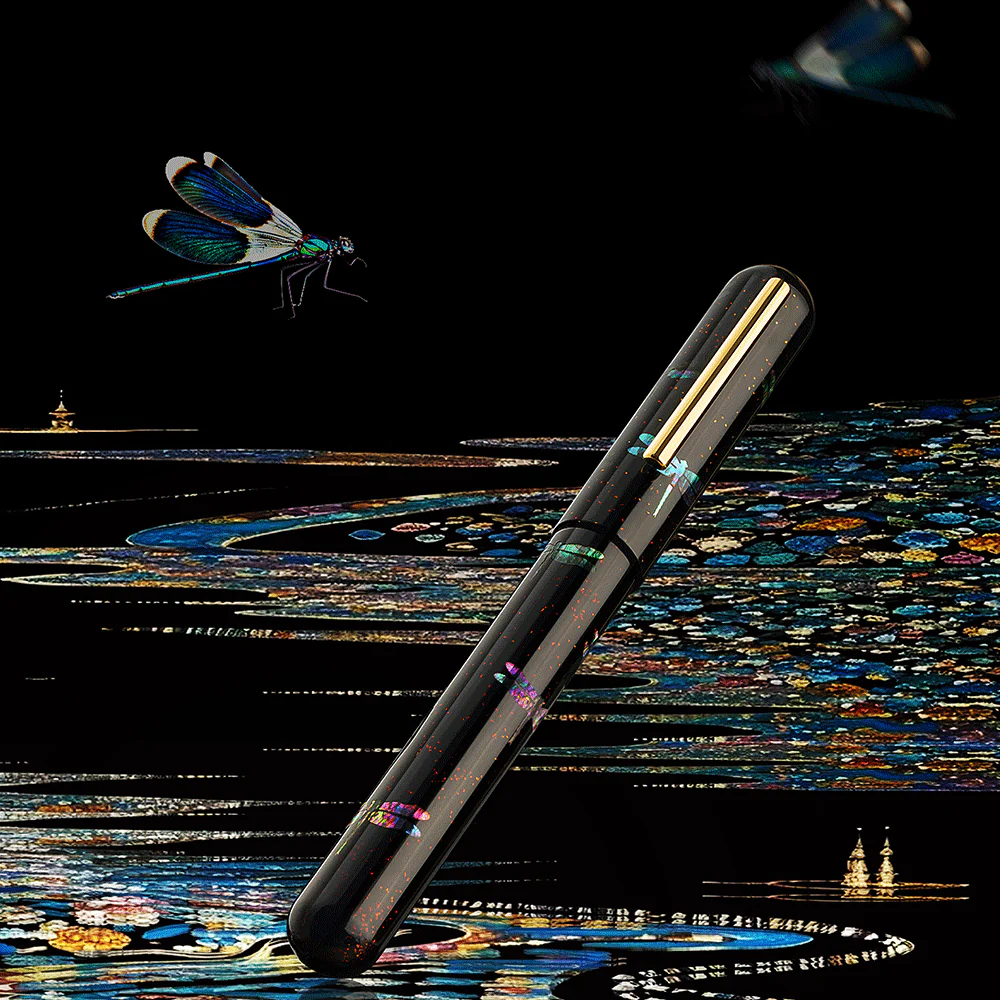 IKKAKU by Nahvalur Dragonfly Fountain Pen 14K Nib - Image 5