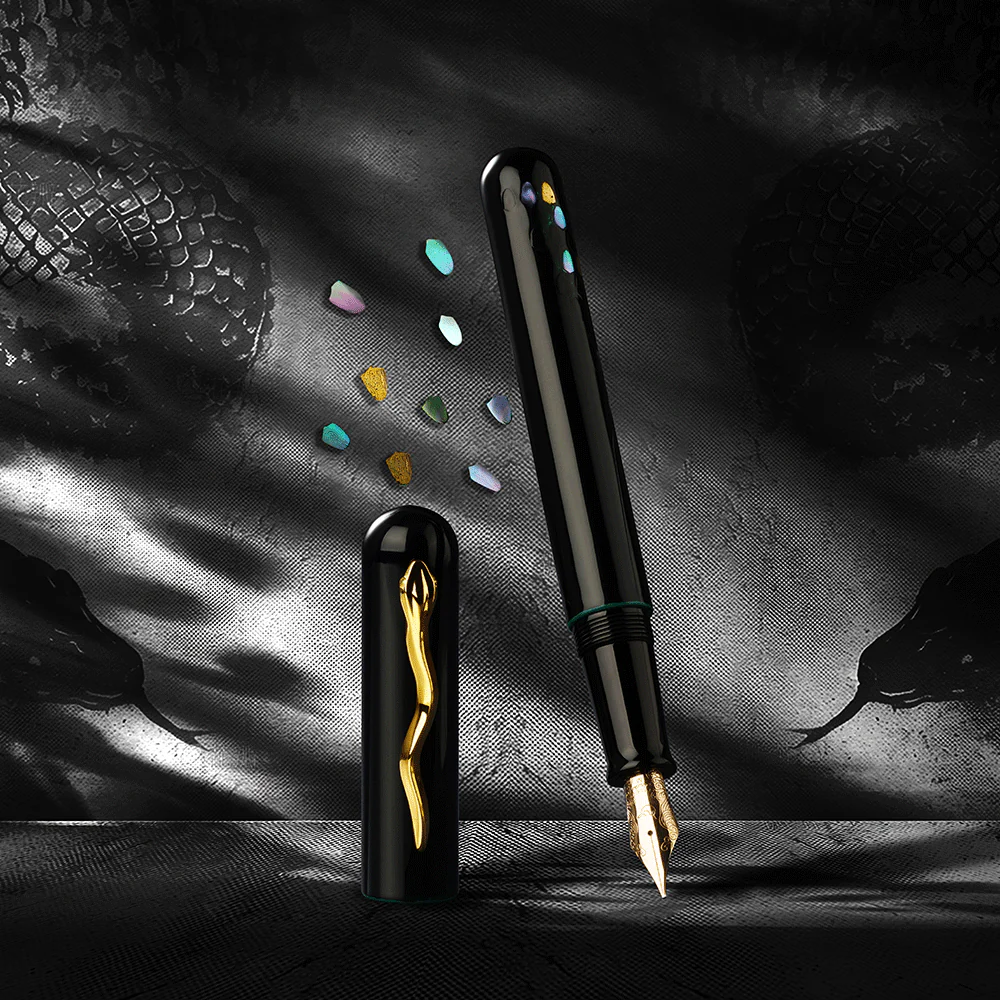 IKKAKU by Nahvalur Year of the Snake Fountain Pen 14K Nib - Image 3