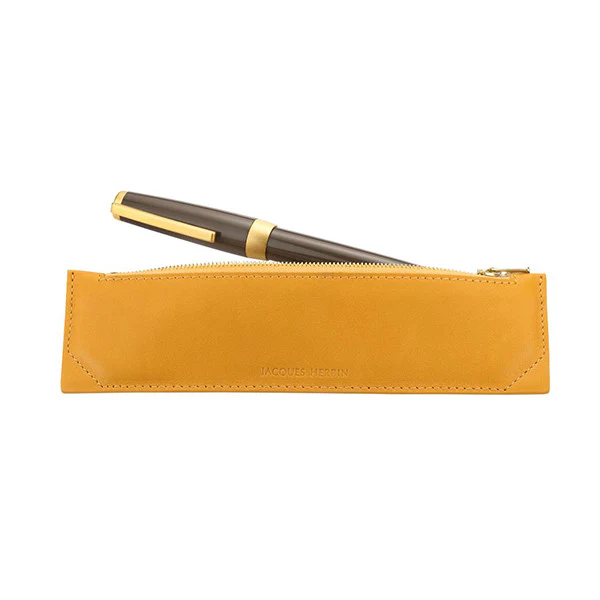 Jacques Herbin Pencil Case Small Amber - Image 2