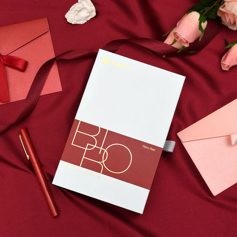 Kaco Brio Fountain Pen Set Red - Image 2