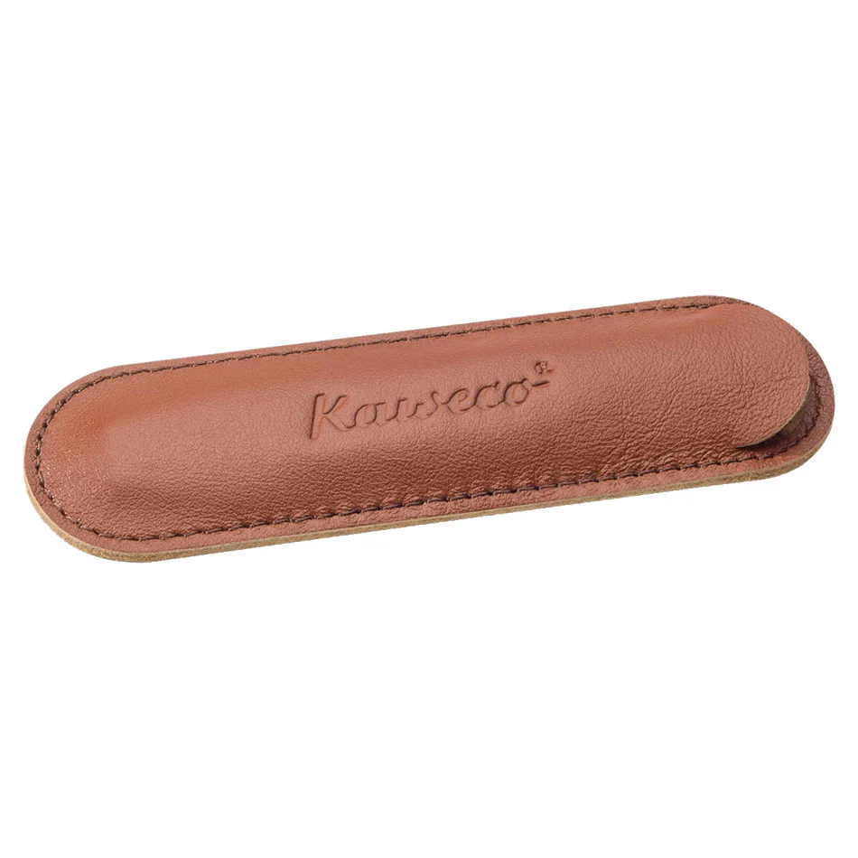 Kaweco Eco Leather Pen Pouch for One Sport Pen Brandy