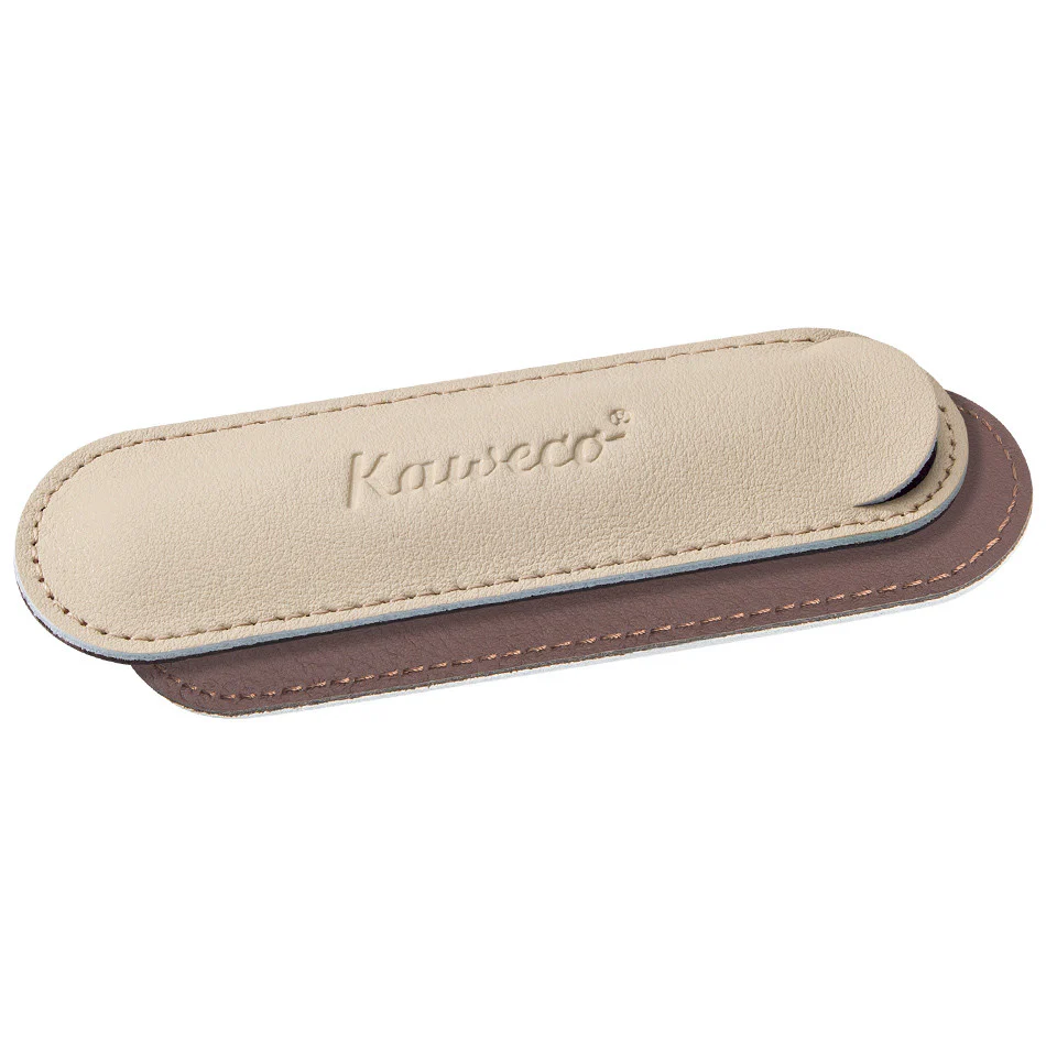 Kaweco Eco Leather Pen Pouch for One Sport Pen Espresso - Image 2