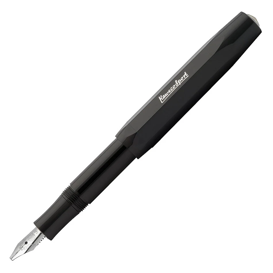 Kaweco Skyline Classic Sport Calligraphy Fountain Pen Black - Image 3