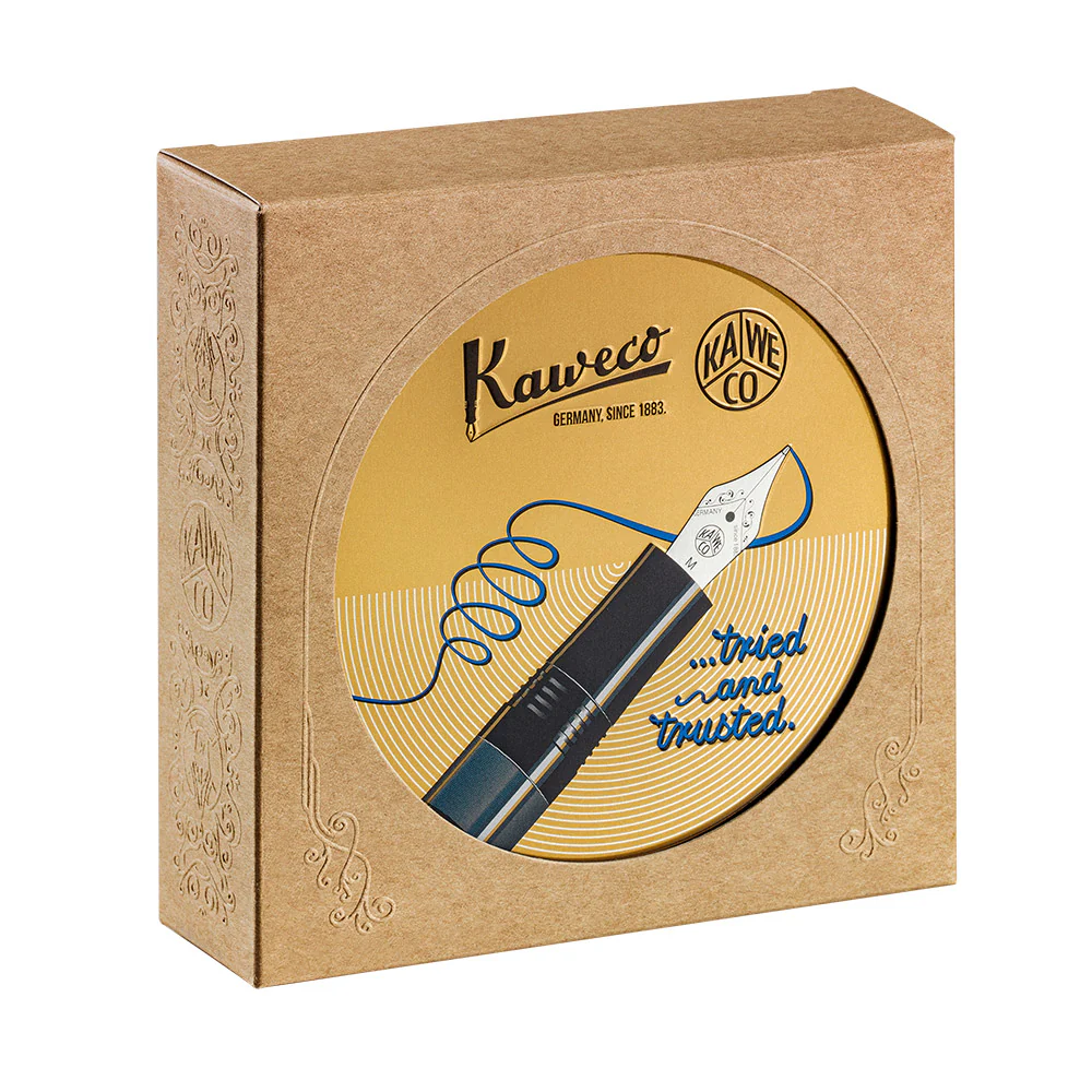 Kaweco Sport Piston Filler Fountain Pen and 32ml Ink Set Navy - Image 6