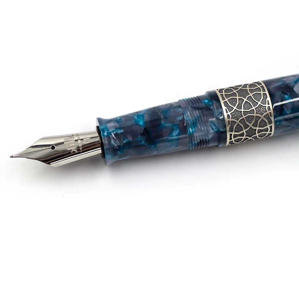Kilk Celestial Fountain Pen Blue Chipped - Image 3