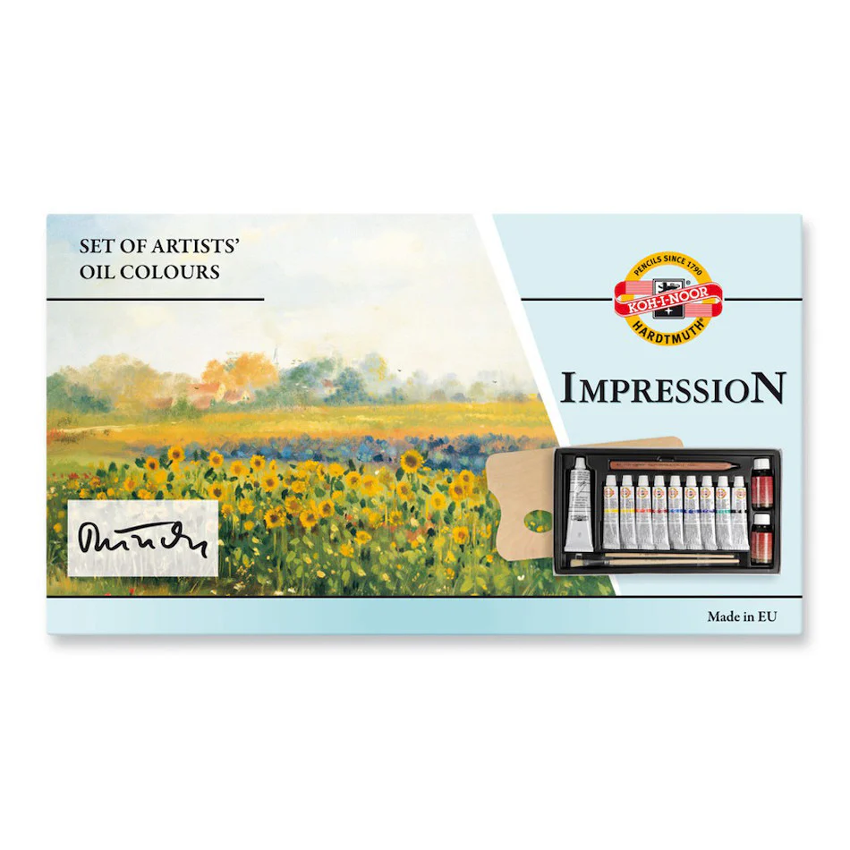 Koh-I-Noor Oil Colours in Box Impression