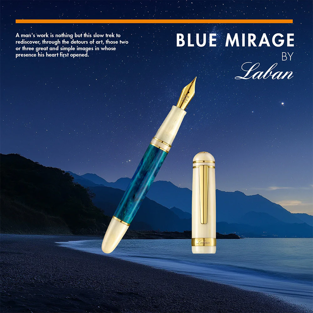 Laban 326 Fountain Pen Blue Mirage - Image 3