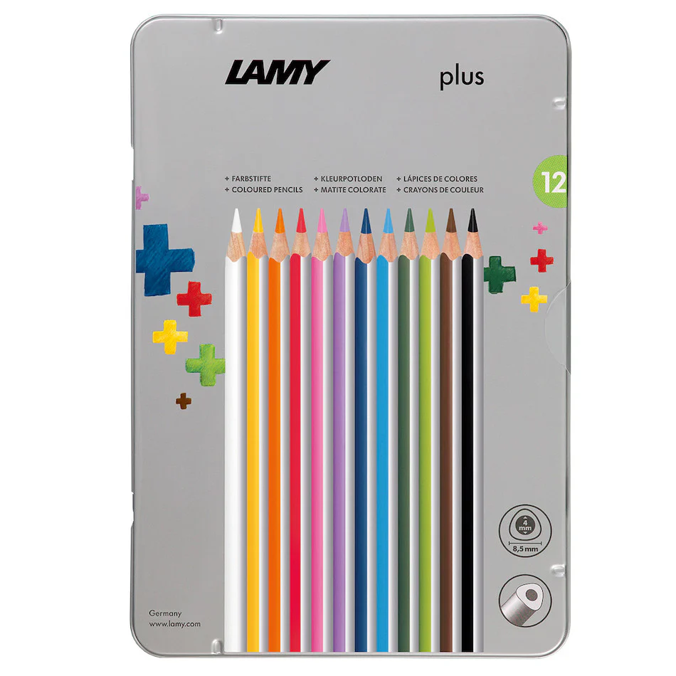 LAMY plus Coloured Pencils Tin of 12