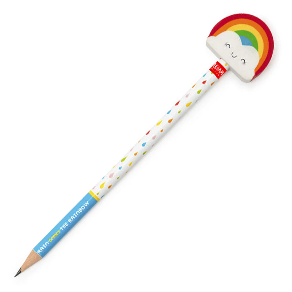 Legami After Rain Comes The Rainbow Pencil With Eraser