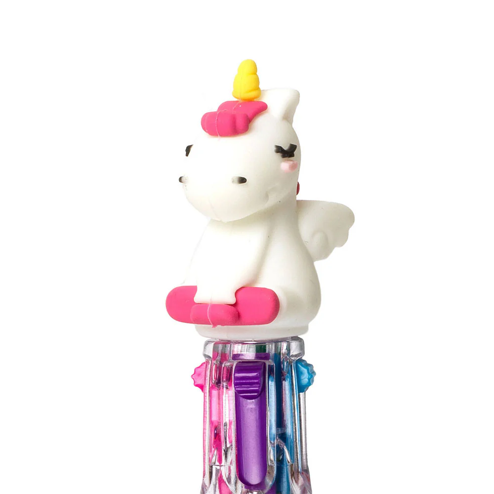 Legami Mini Magic Rainbow 4-colour Ballpoint Pen Unicorn - Image 2