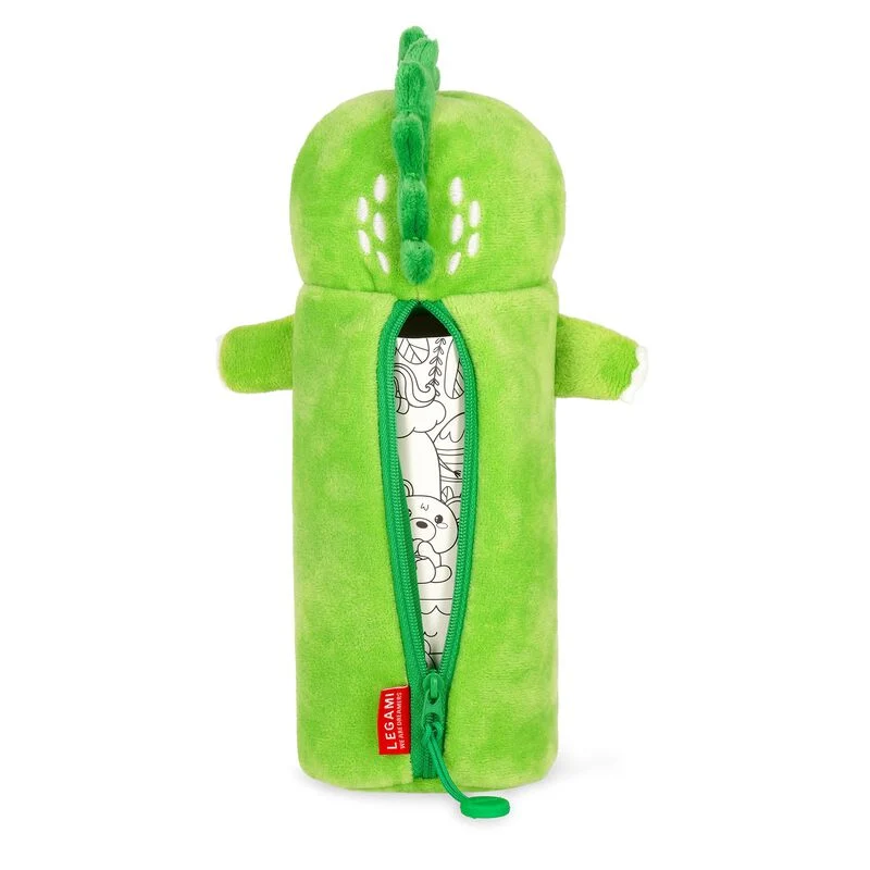 Legami Plush Pencil Case Dino - Image 2