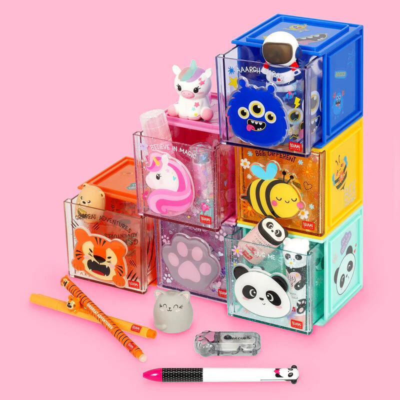 Legami Cutie Cube Stackable Organiser Kitty - Image 6