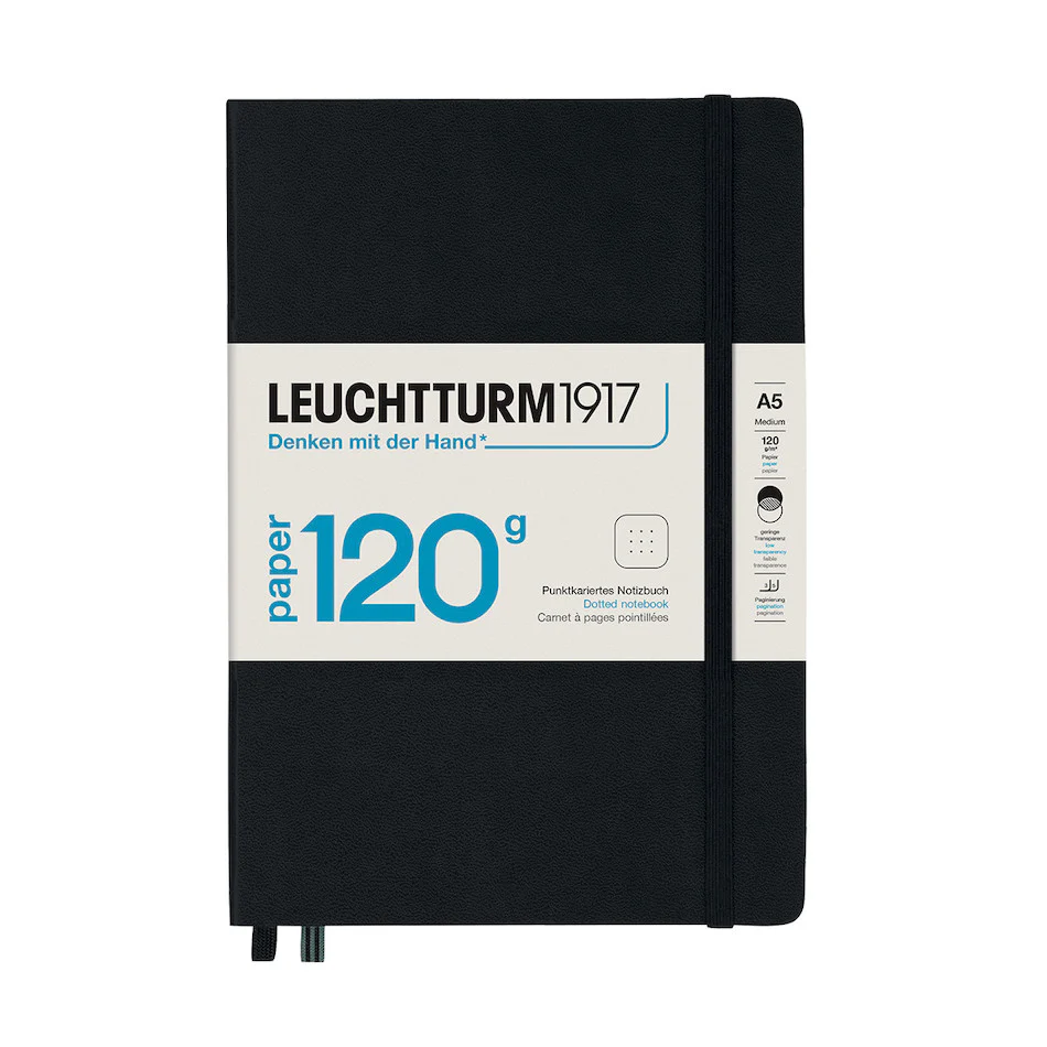 LEUCHTTURM1917 120g Edition Notebook Medium Black